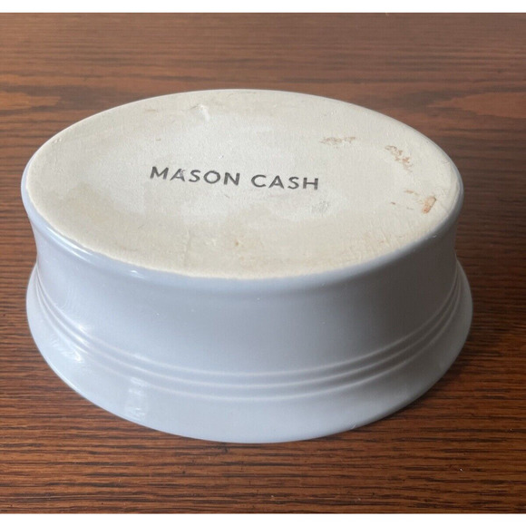 Mason Cash Pottery Bakeware Gray Individual Pie Casserole Baking Dishes Oval 7" - Picture 8 of 8